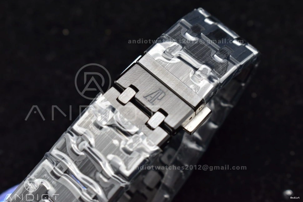 A5134 Ceramic Best APSF1:1 V2 Black Ceramic Oak Bracelet Perpetual Black on 41mm Royal Dial Calendar Edition 0312